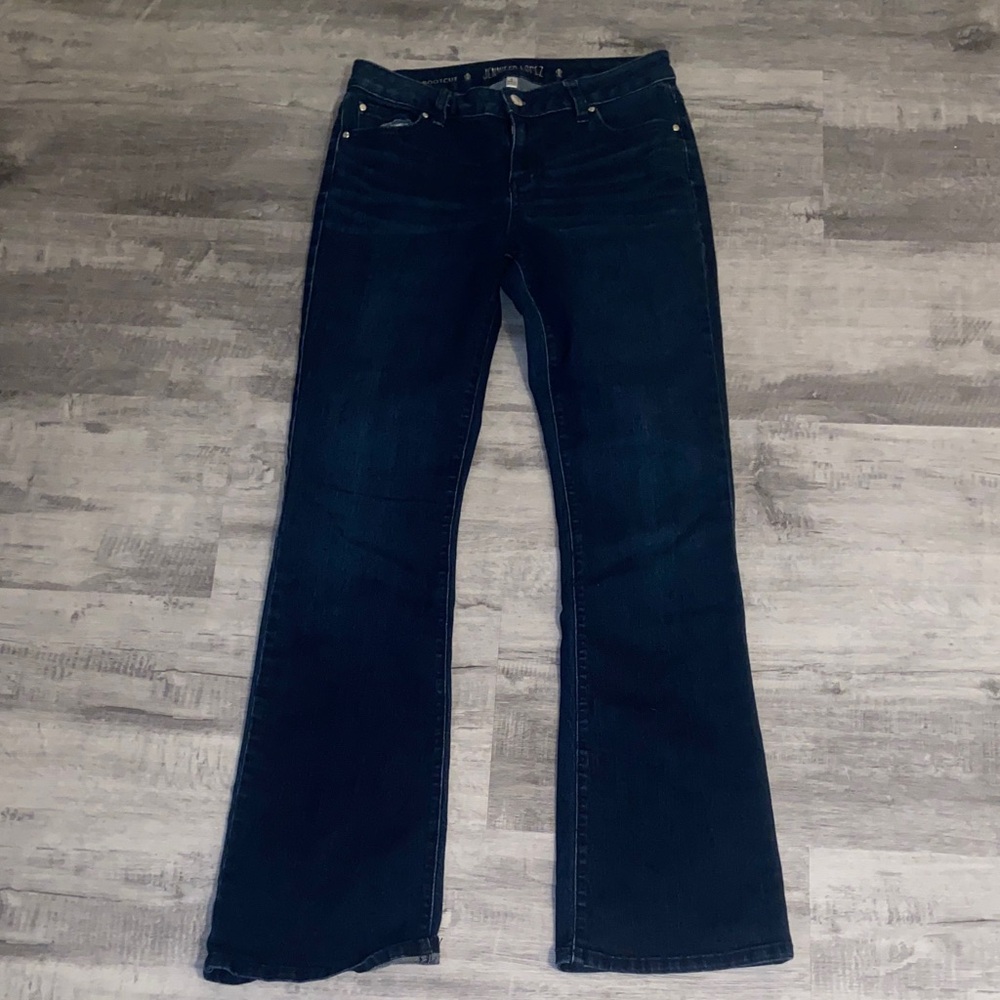 Jennifer Lopez Dark Blue Bootcut Jeans